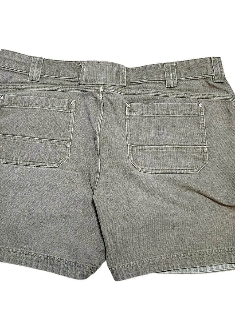Duluth Denim Shorts Green Mens Size 42 Jean 5 Pocket Outdoors Duck